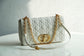 Dior Caro 大號28cm-白色小牛皮