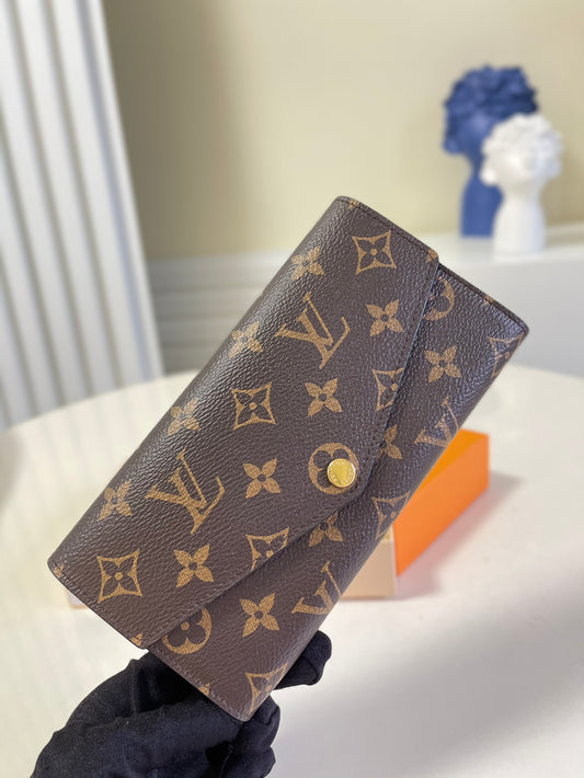 LV M60531 信封長夾-老花咖裡