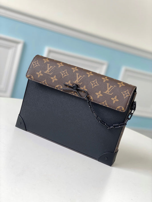 LV M30583黑 Pochette Voyage Steamer 手袋