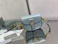 Dior Bobby-小號18cm-藍色牛皮