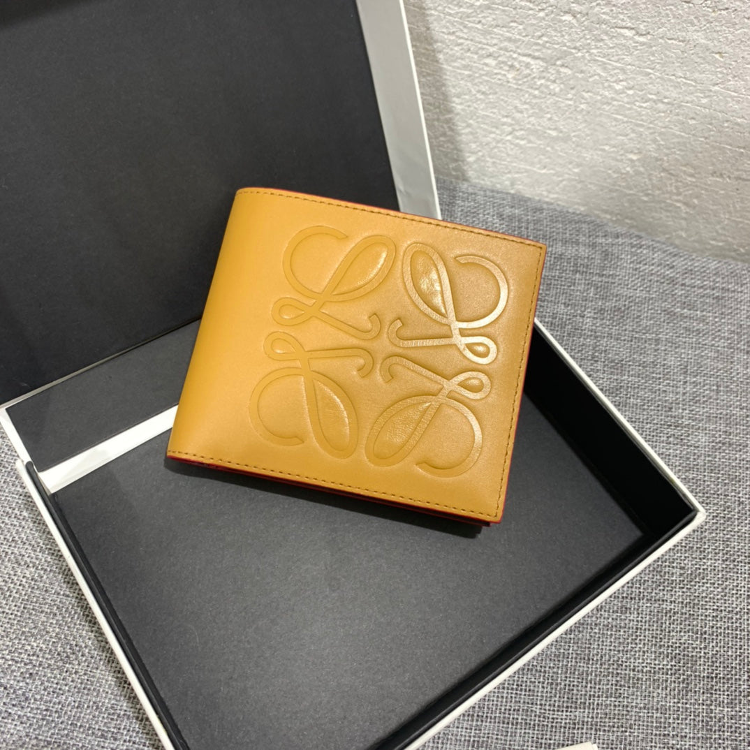 Loewe Brand Bifold Wallet 男款對折短夾
