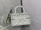 Dior Book Tote-Mini 23cm-灰色老花