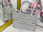 Dior Book Tote-小號36.5cm-灰色老花