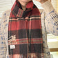 巴B家-羊絨經典條紋編織圍巾 32*180cm(不含流蘇)