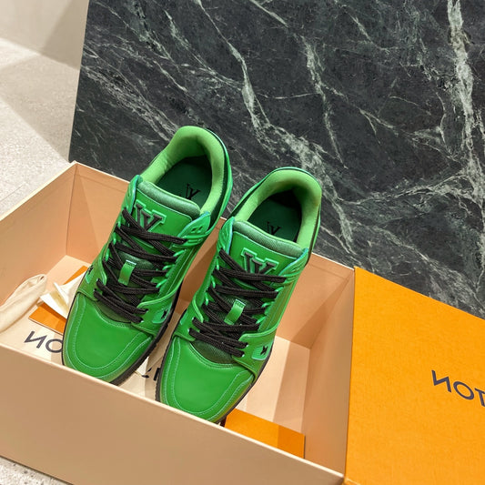 LV鞋-LV Trainer最新款 彩虹系列運動鞋