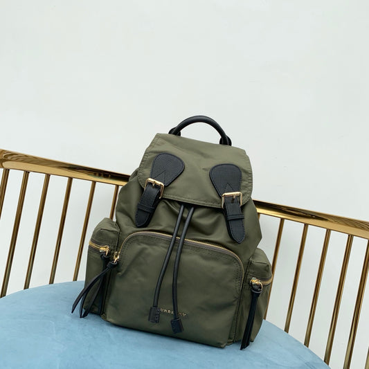 巴B家-Rucksack軍旅背包 軍綠色 中號