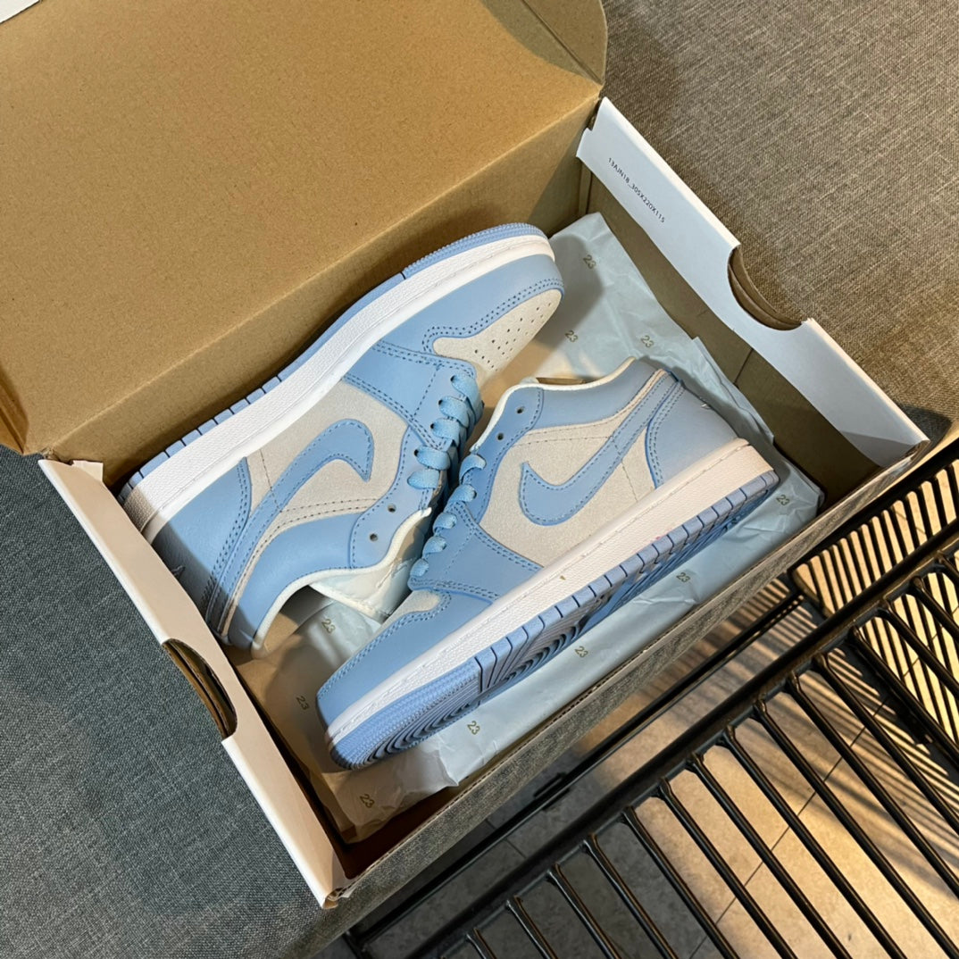 N1K-Air Jordan 1 Low 板鞋 休閒鞋 藍色