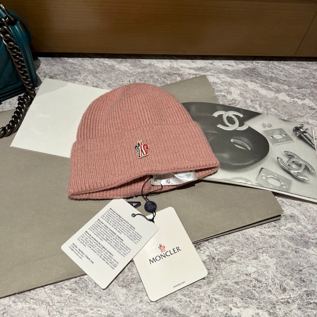 Moncler-多色針織毛帽