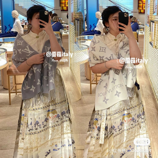 熱銷款-路L家-100%羊毛-Essential圍巾 186*34cm