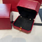 Cartier 20分單鑽耳環