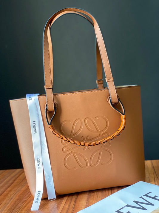羅L威-Anagram Tote 手袋 牛皮 焦糖色 小號