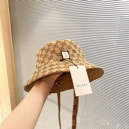 古G家-專櫃同步老花漁夫帽-雙面