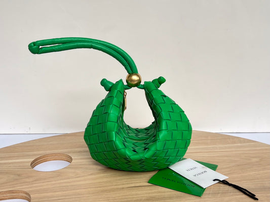 B編織-VENETA Turn小金球 編織包 羊皮 29x31x9