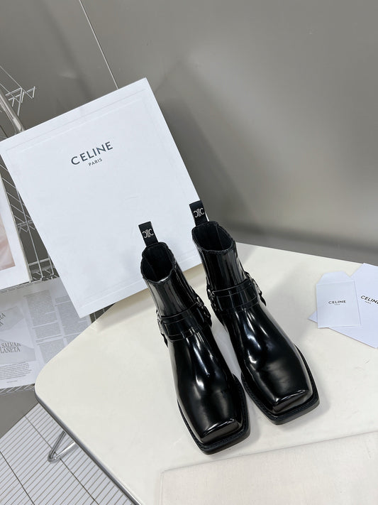 賽C家-2022秋冬 方頭短靴 走秀款