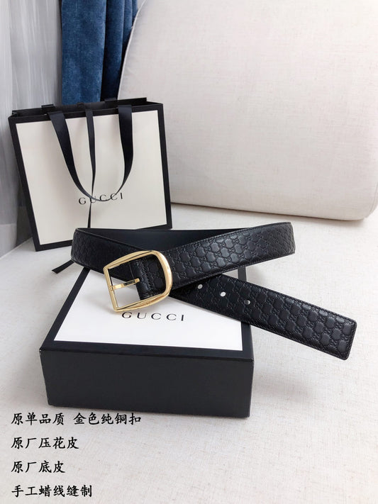 古G家-皮帶-4.0cm-男款