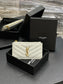 YSL 新品卡包_白色金扣