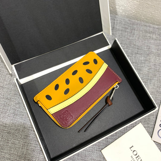 Loewe 百香果拉鍊小卡包