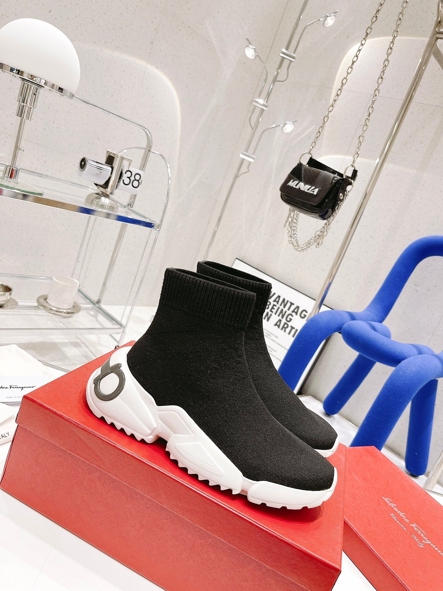 Salvatore Ferragamo鞋-菲拉格慕 襪靴
