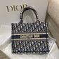 Dior Book Tote-小號36.5cm-深藍老花