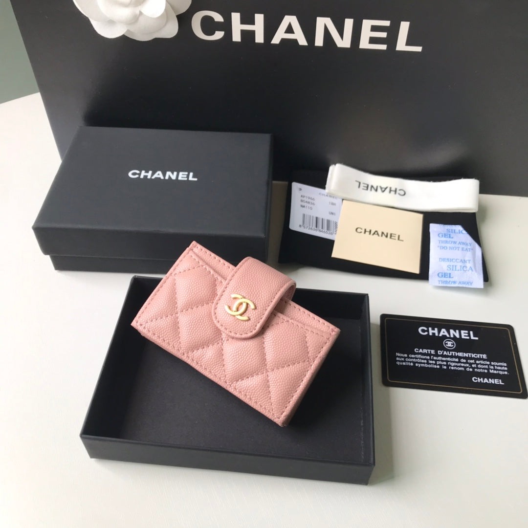 Chanel 多格層風琴式卡包
