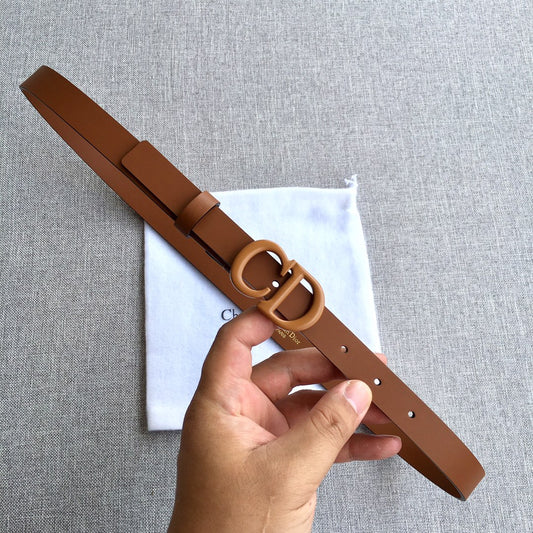 迪D家-咖色皮帶-2.0cm