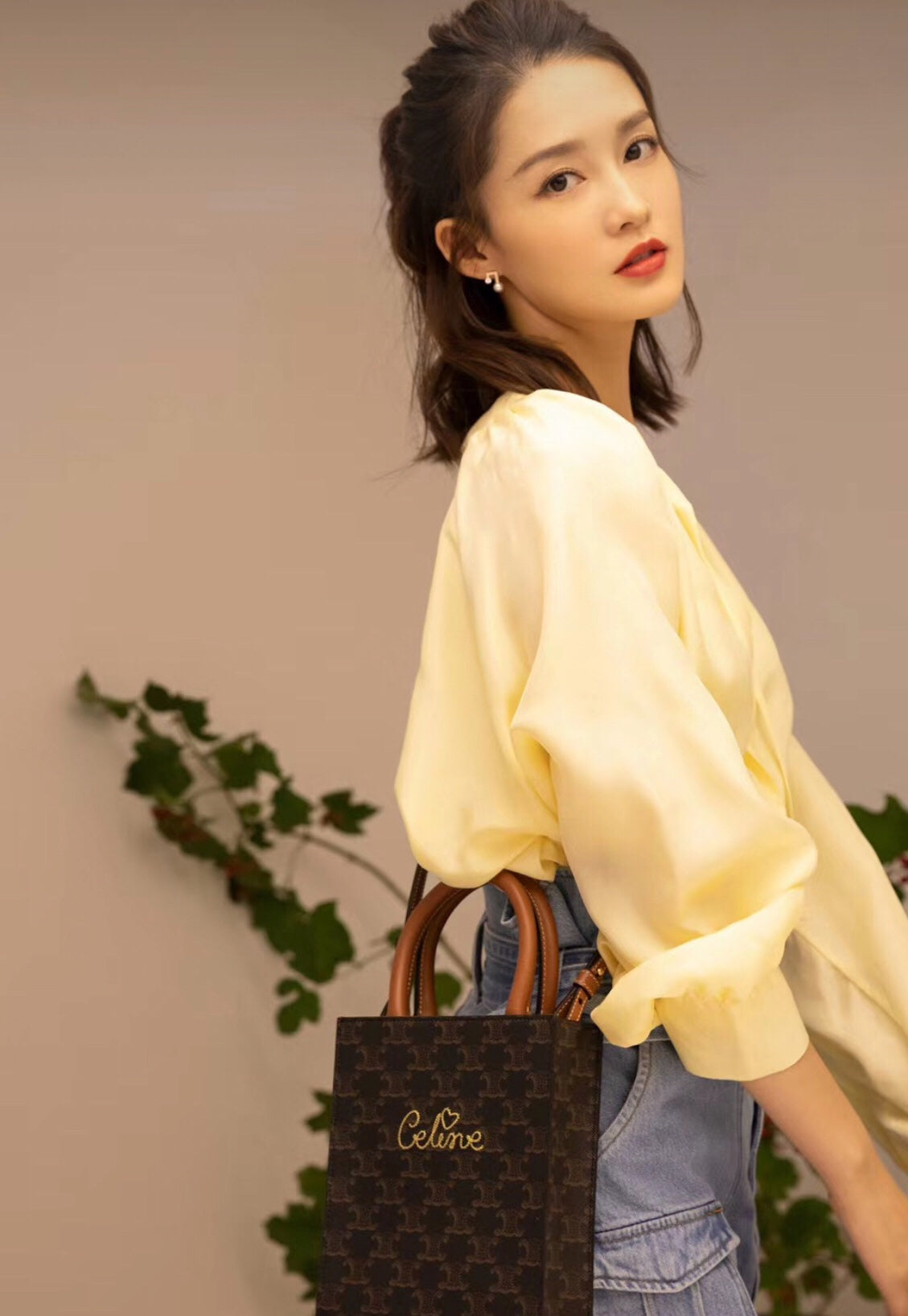 Celine CABAS mini 七夕刺繡款