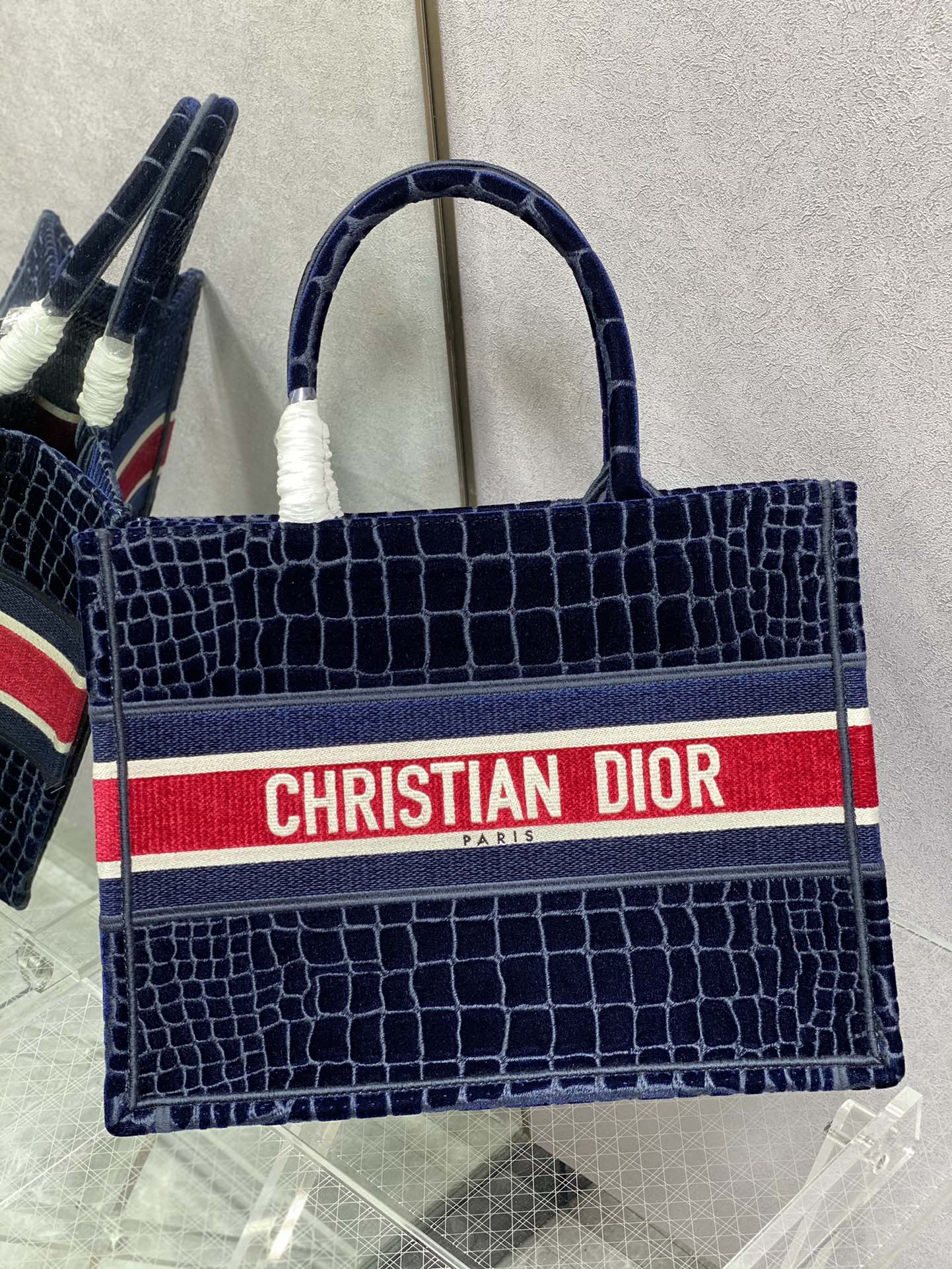 Dior Book Tote-小號36.5cm-鱷魚紋