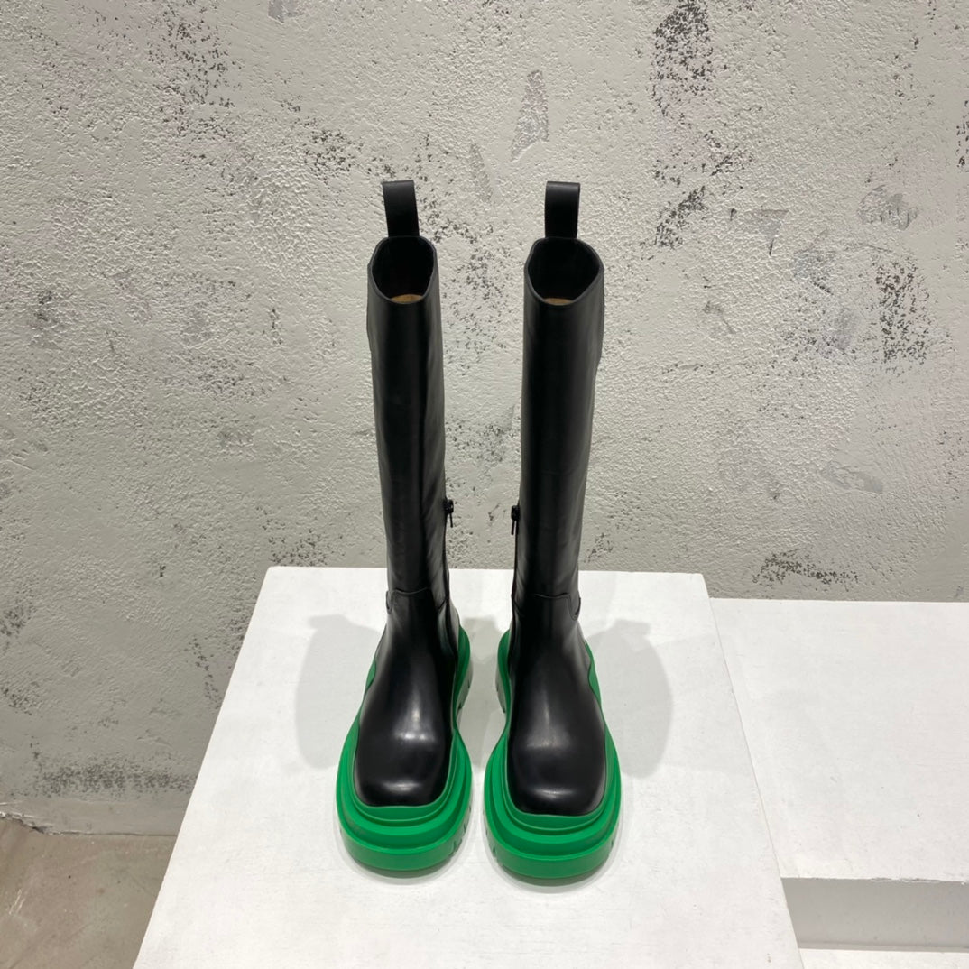 B編織-22ss 拉鍊高筒靴（35-39，34.40-42可訂製）