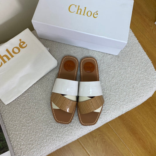 Chloe鞋-Chloe 拼色拖鞋