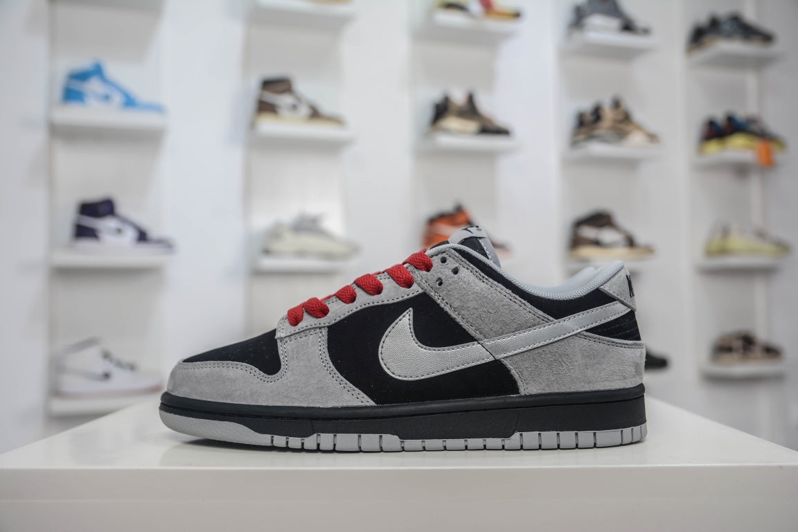 N1KE-Otomo Katsuhiro x Nike SB Dunk Low Steamboy OST 男女同款 麂皮黑紅