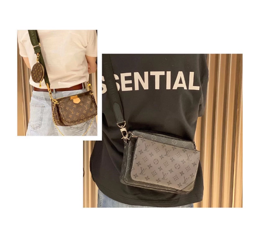 Lou-三合一郵差包 上身照