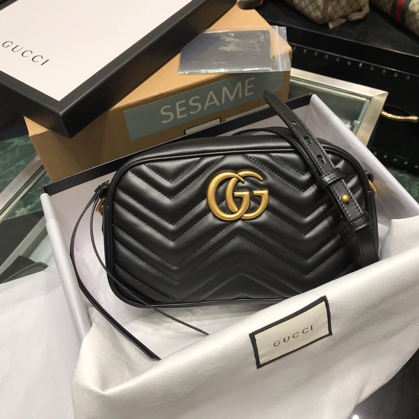 古G家-Marmont 相機包-黑 24*12*7cm
