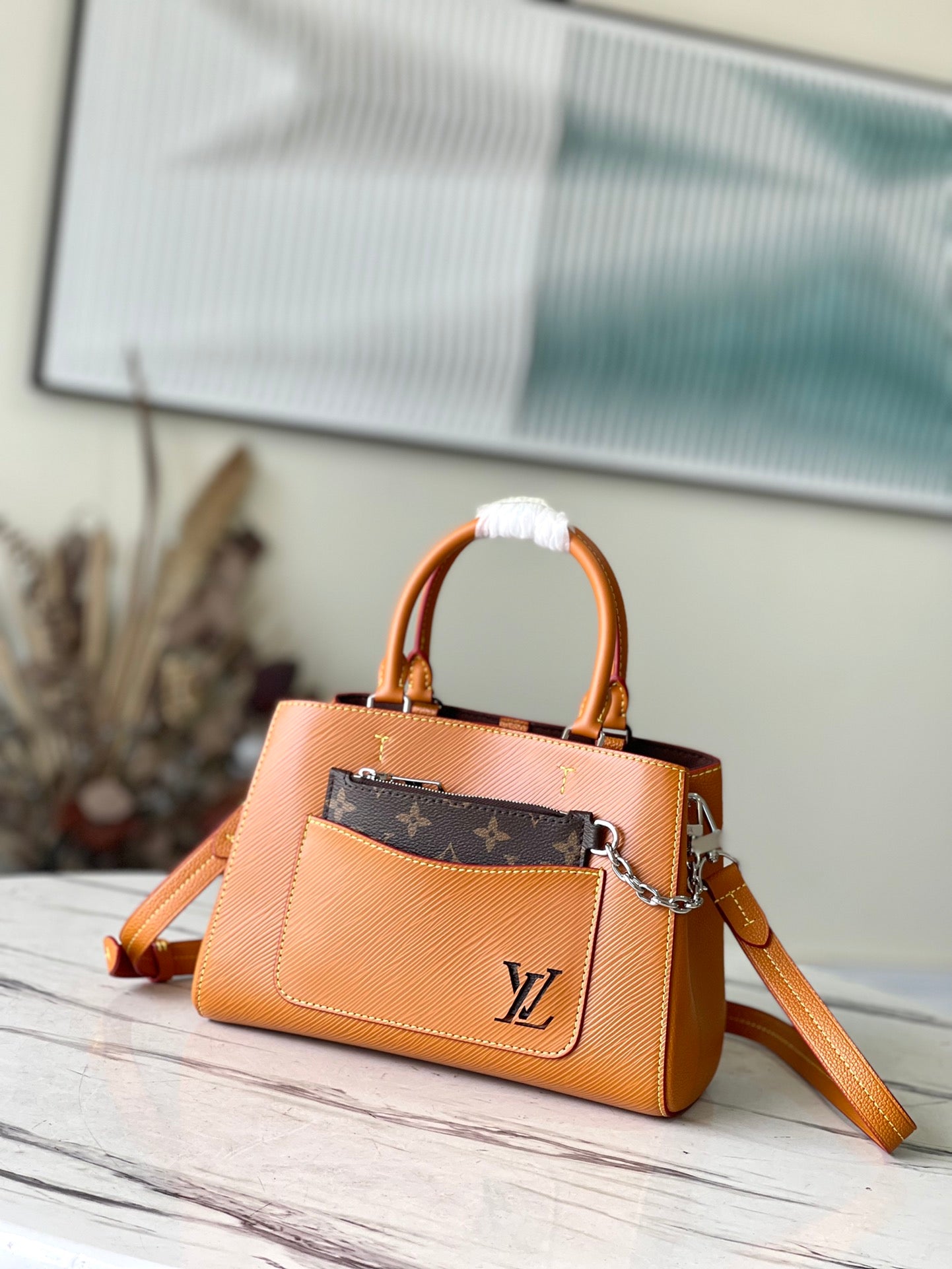 M59953 路L家-Marelle Tote 小號 焦糖色