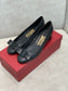 Salvatore Ferragamo鞋-菲拉格慕 VARA蝴蝶結 粗低跟鞋