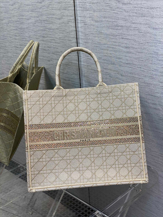迪D家 Book Tote-大號41.5cm-刺繡