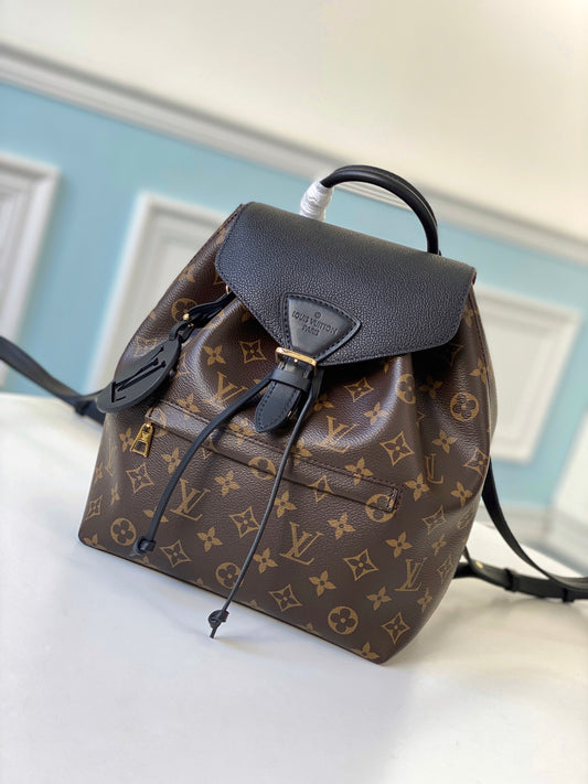 LV M45515 黑色 Montsouris 小號雙肩包