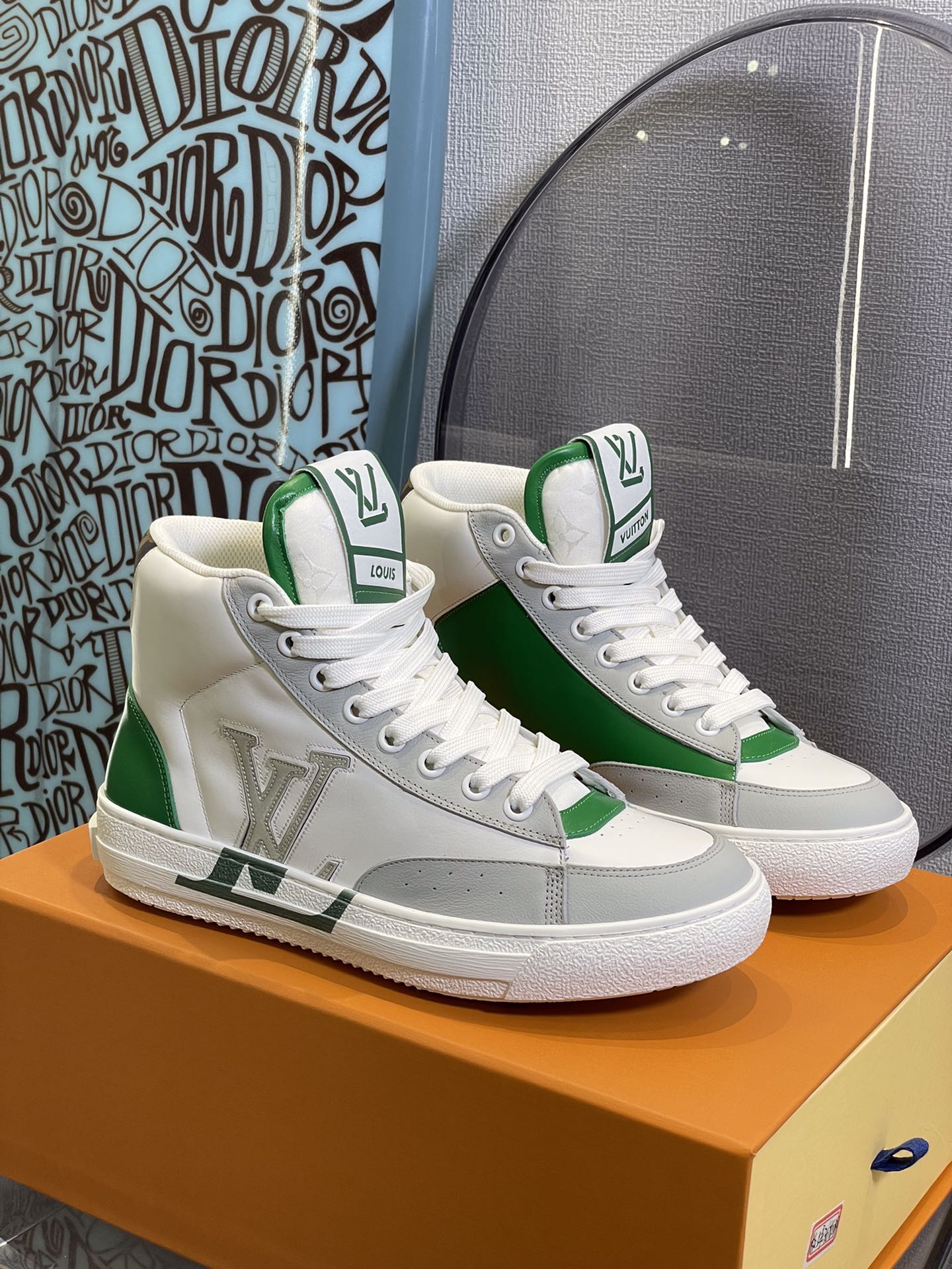 LV鞋-LV Trainer 高筒 休閒鞋