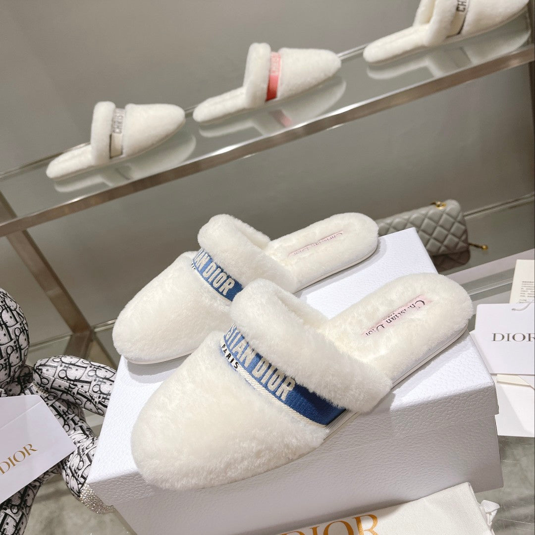迪D家-2022春夏新款 毛毛拖鞋