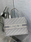 Dior Book Tote-大號41.5cm-灰色老花