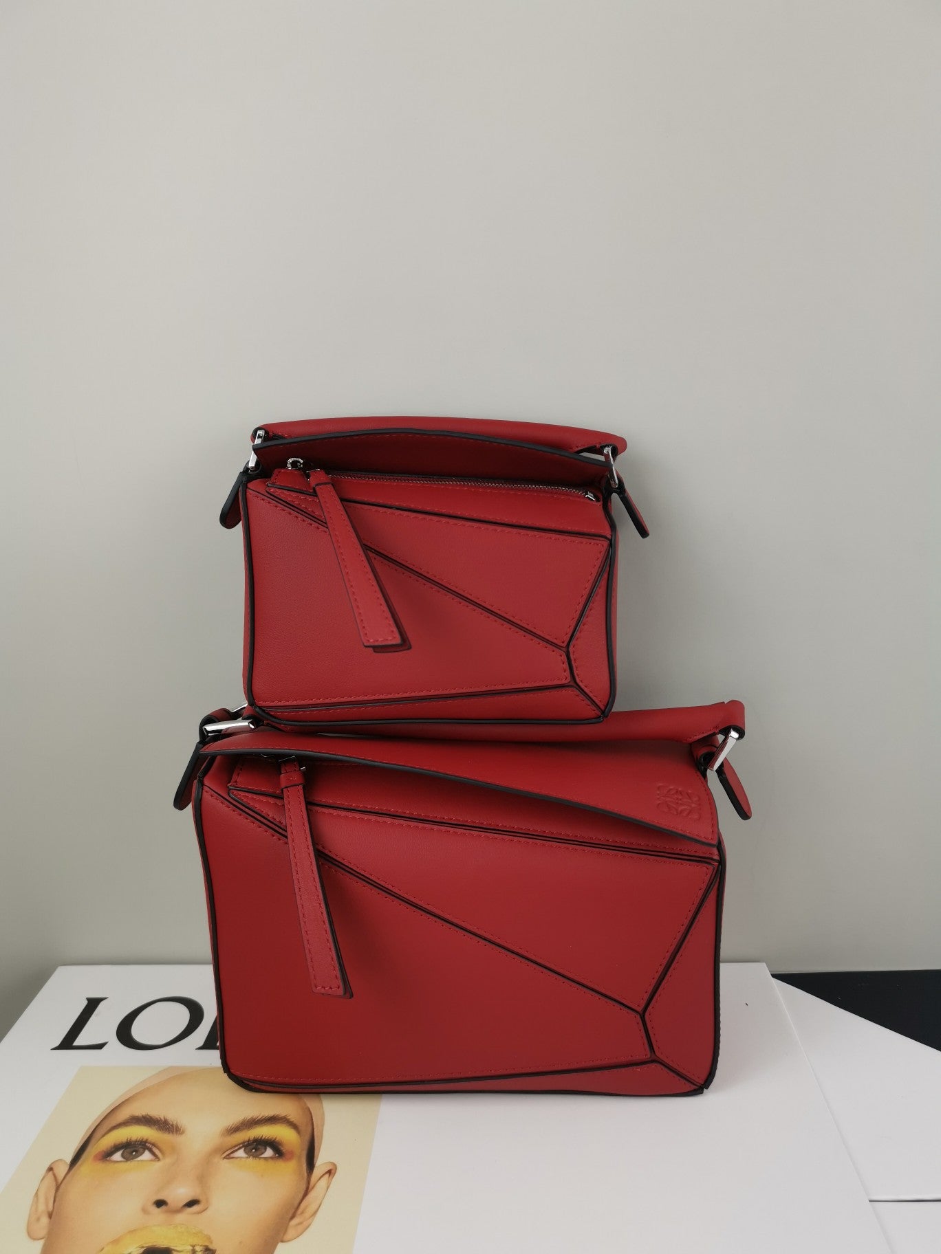 羅L威-Puzzle bag mini 小牛皮