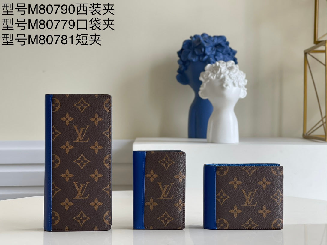 LV M80779 男款短夾卡包