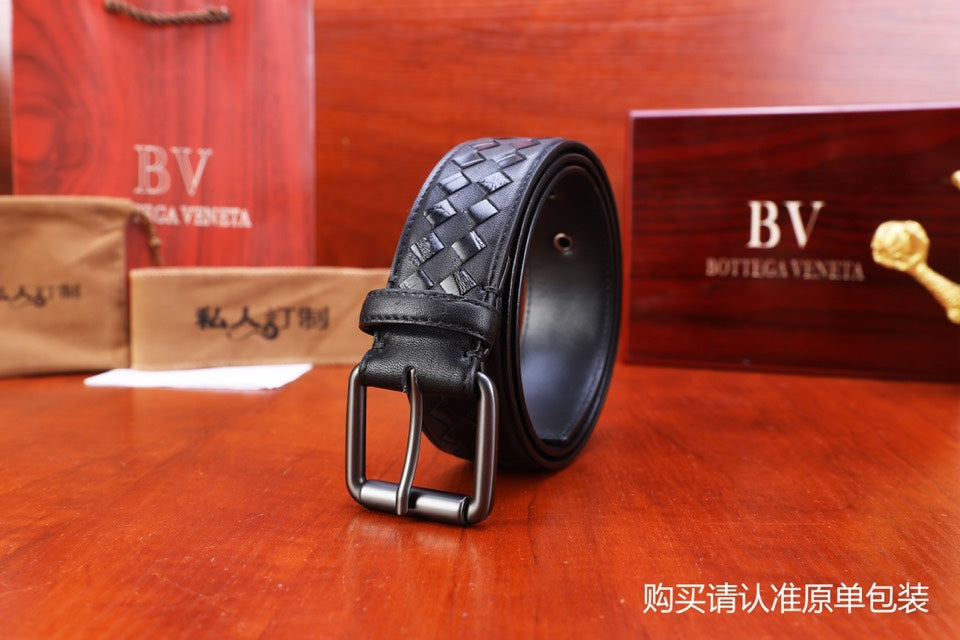 B編織-皮帶-3.4cm-男款
