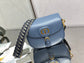 Dior Bobby-大號27cm-復古藍牛皮