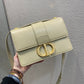 Dior 蒙田 30 Montaigne系列-24cm-珐瑯扣-淺杏色
