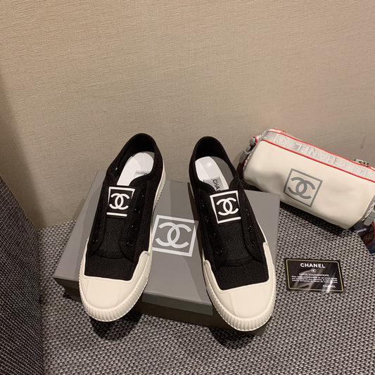小香家-vintage 中古帆布鞋 黑色