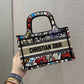 Dior Book Tote Mini 23cm-月季花系列