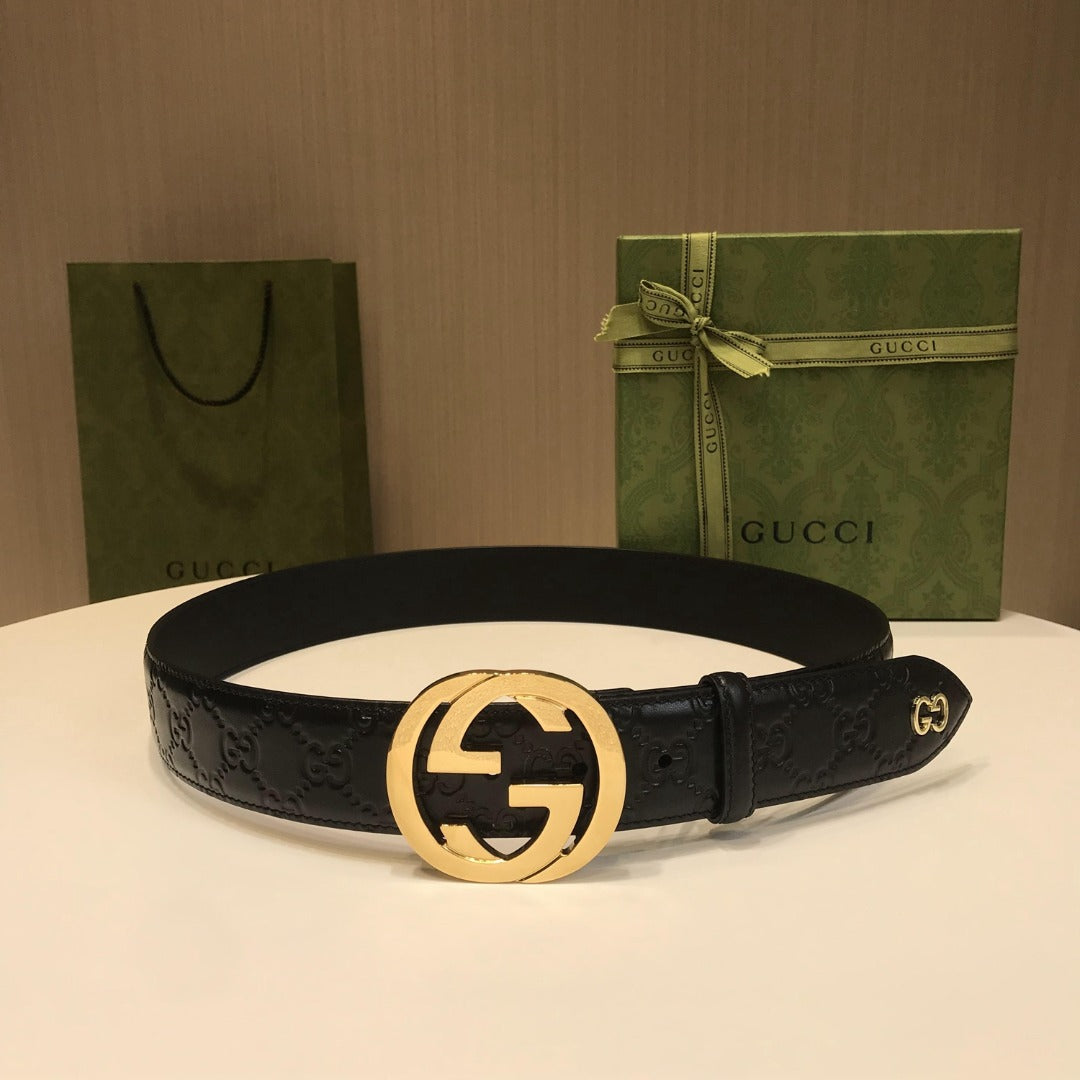 古G家-皮帶-4.0cm-男款