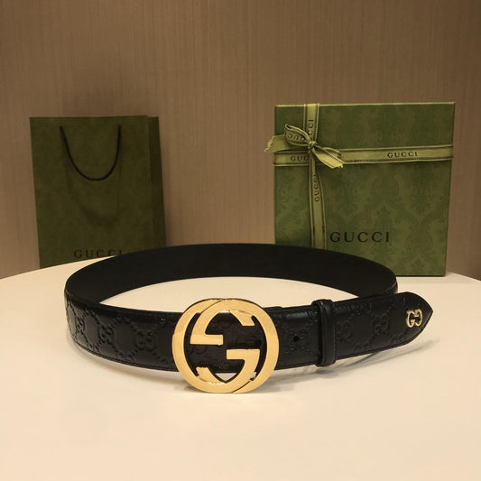 古G家-皮帶-4.0cm-男款
