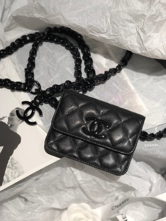 Chanel 黑色卡包