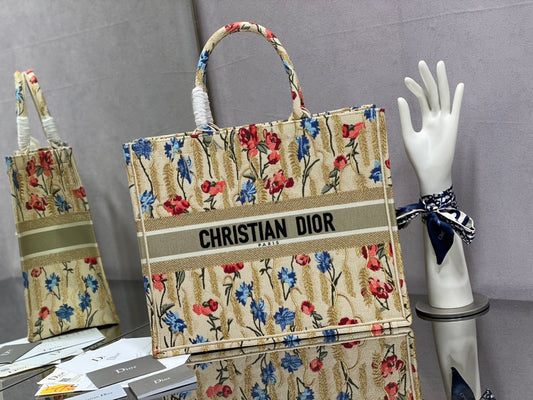 Dior Book Tote-大號41.5cm-新年限定花卉